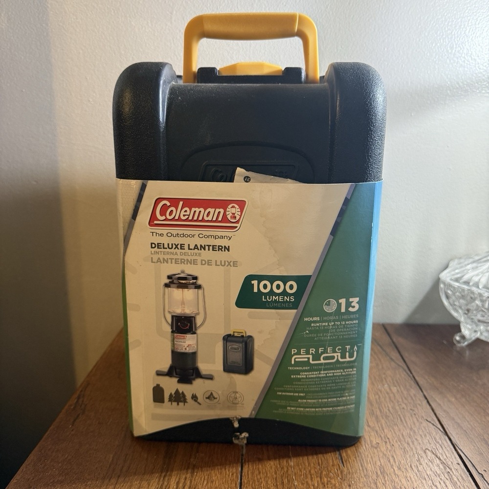Coleman Deluxe Propane Lantern With Case Portable Camping Light Outdoor‎ US